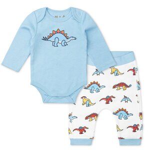 NWT - M + A by Monica and Andy First Moves Bodysuit and Pant Set - Dino